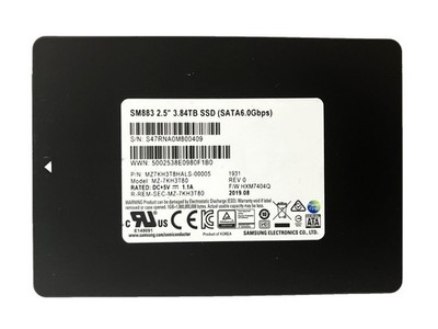 Hard Drive Samsung 3.84TB SSD SATA 6G 2.5'' MLC MU MZ7KH3T8HALS-00005