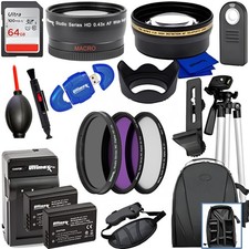 58MM Accessory Kit for Canon EOS Rebel T7, T6, T5, T3, T100, 4000D, 3000D, 20...