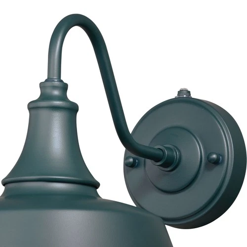 Vaxcel Lighting T0367 Dorado 1 Light 9" Tall Outdoor Wall Sconce - Hunter Green - Picture 7 of 12