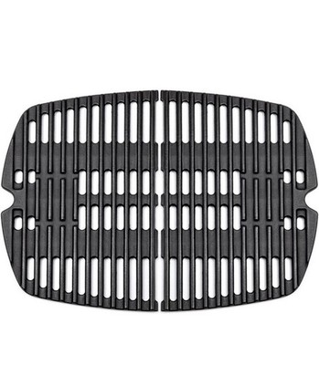 7644 Cast Iron Cooking Grates Replacement for Weber Q100 Q1000 Q120 Q1200 Q1400 