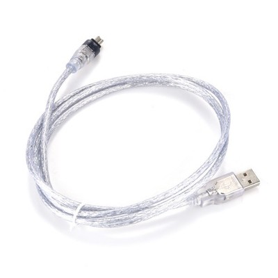 5ft/1.5m USB Male to Firewire IEEE 1394 4Pin Data Transfer Male Converter Cable