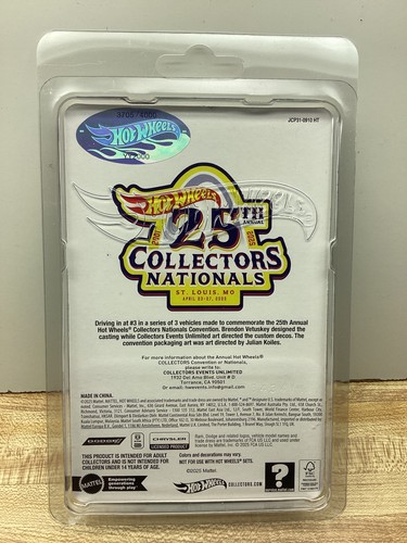 Hot Wheels 25th Collectors Nationals Finale Car Dodge Power Wagon #3705/4000 - Picture 2 of 4