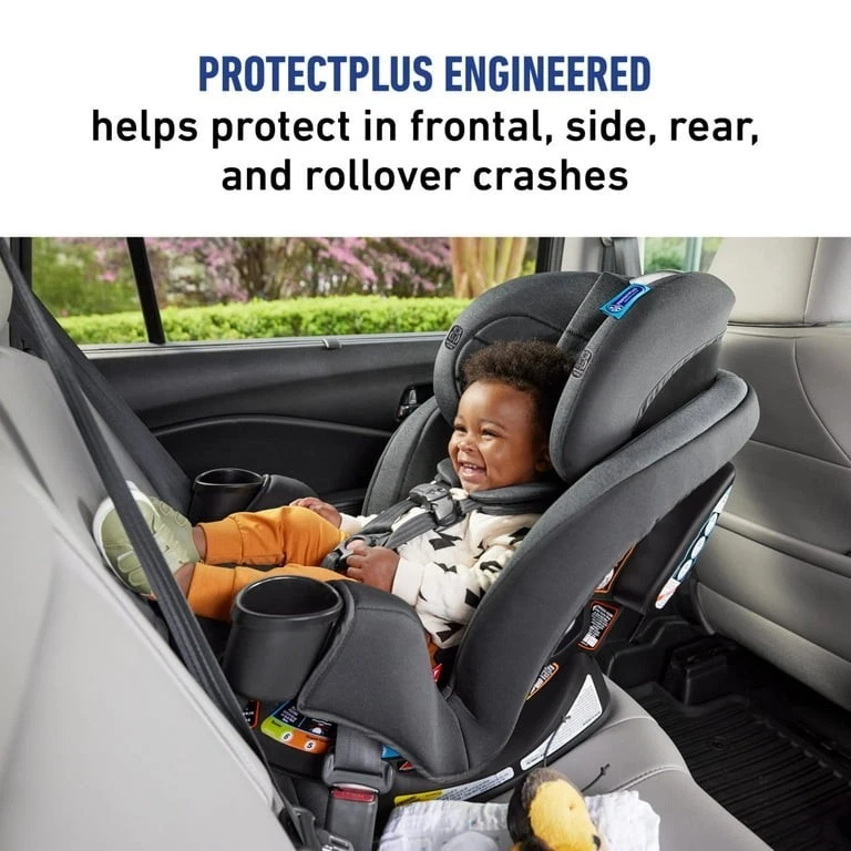 Asiento de coche convertible 3 en 1 Graco TrioGrow SnugLock, Warren, negro Foto 4 de 4