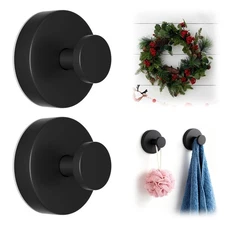 Suction Cup Hooks for Door Wreaths,Heavy Duty Reusable Suction Cup Wreath Han...