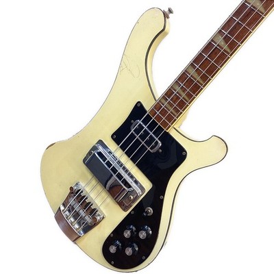 1976 Rickenbacker 4001 Vintage Bass Aged White USA Made w/Hard Case Japan