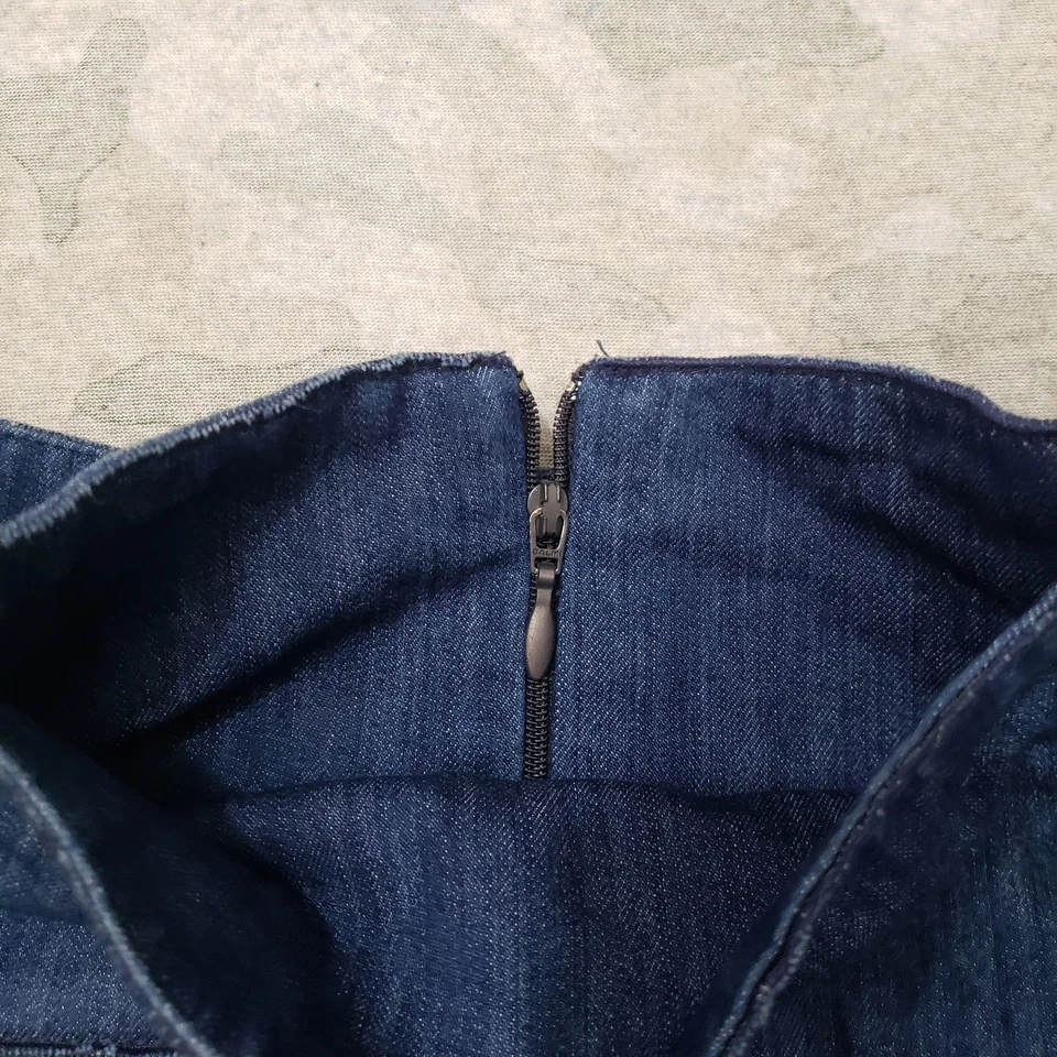 Pantalones Cortos Dolce Gabbana Mujer 40 Azul Cremallera Trasera Foto 4 de 4