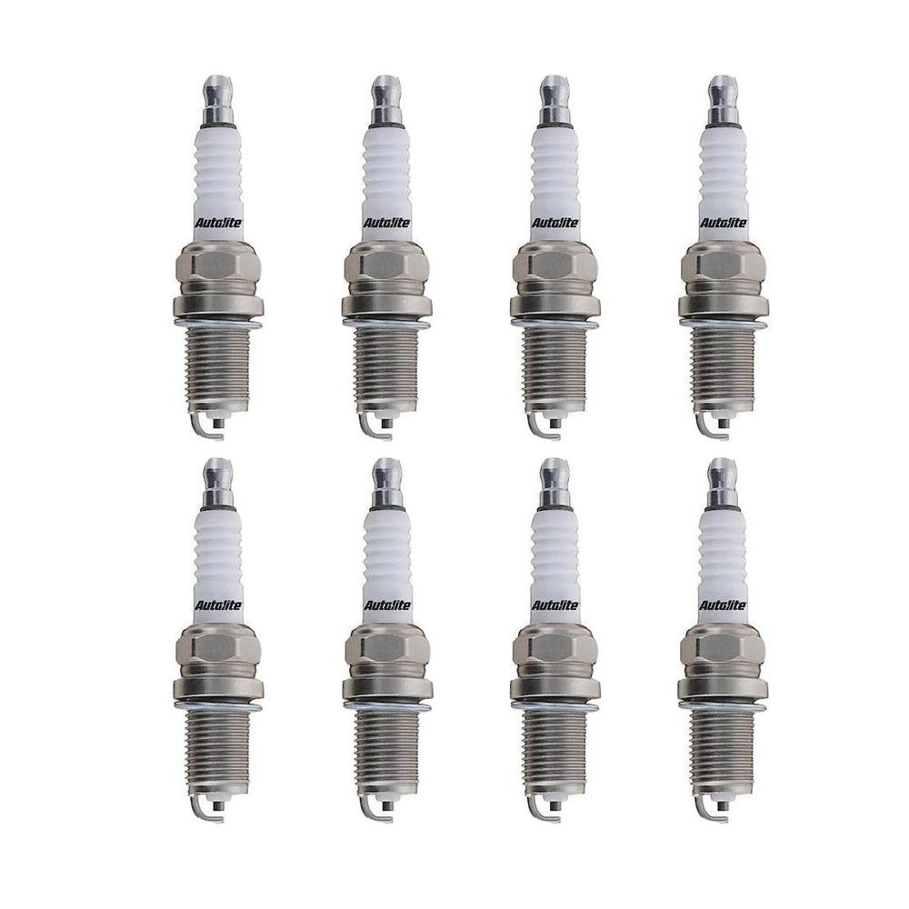 Autolite A3924 Spark Plugs, 14mm Thread Pitch Set of 8