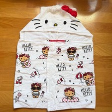 Hello Kitty Hooded Wrap Towel Sanrio 103cm 40cm 14 Soft Mascot Premium New