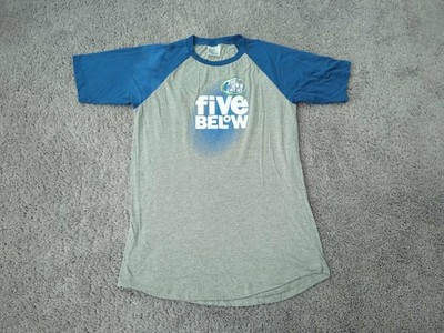 Five Below T Shirt Mens M ''The Wow Crew! Let Go & Have Fun!'' Employee Uniform
