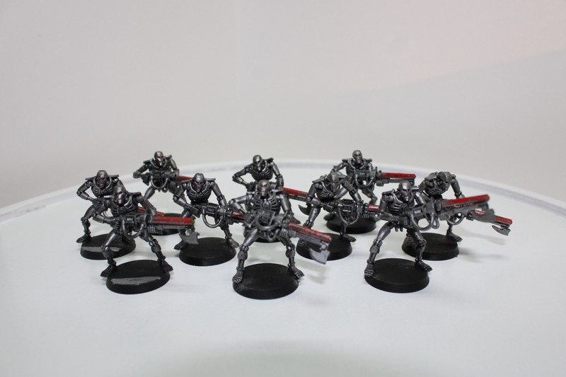 Warhammer 40k Necrons Necron Warriors x10 OOP fair cond 71326 A