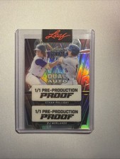 Leaf Metal 2024 Ethan Holliday PJ Morlando Dual Auto 1/1 Pre Production Proof