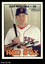 2016 Topps Heritage #681 Josh Rutledge Red Sox 8 - NM/MT