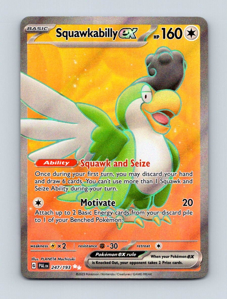 SV02: Paldea Evolved #247/193 Squawkabilly ex
