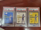 1989 Pacific Griffey Candy Bar Ken Griffey Jr set of 3 PSA 8 Blue White Yellow