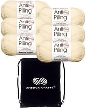 Premier Yarns Everyday Anti-Pilling Solid Cream DN100-2 6 Skeins Acrylic Worsted