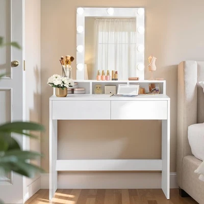 Kailyn Kollektion  Schminktisch mit LEDBeleuchtung, einstellbare Helligkeit, ... - Bild 1 von 4