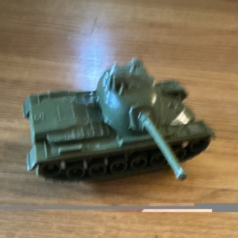 Green Plastic Toy Military Tank