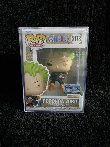 Funko Pop Roronoa Zoro Hot Topic Exc Sealed LE 3500 #2178 One Piece & Protector