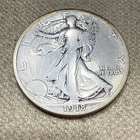 1918 D walking Liberty Half Dollar Key Date!!  cleaned