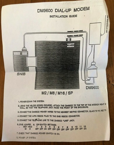 Hirsch Electronics DM9600A-DL Dial Up Modem NEW - Picture 5 of 5
