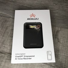 Akaluli Chat GPT Empowered AI Voice Recorder with Transcription Summarize Audio