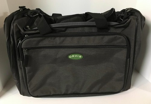 ORVIS NOS LARGE DUFFLE BAG Weekender/Gym/Travel/Sporting Events WATER RESISTANT?