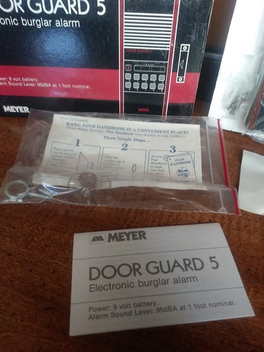 New in Box Meyer Door Guard 5 Electronic Burglar Alarm Door Alarm - Picture 3 of 3