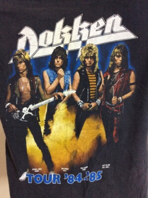 Vtg 1984 1985 Dokken Tooth And Nail Concert T-Shirt