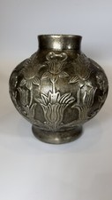 Vases Metal Flowers Vintage Home Decor Art Vase