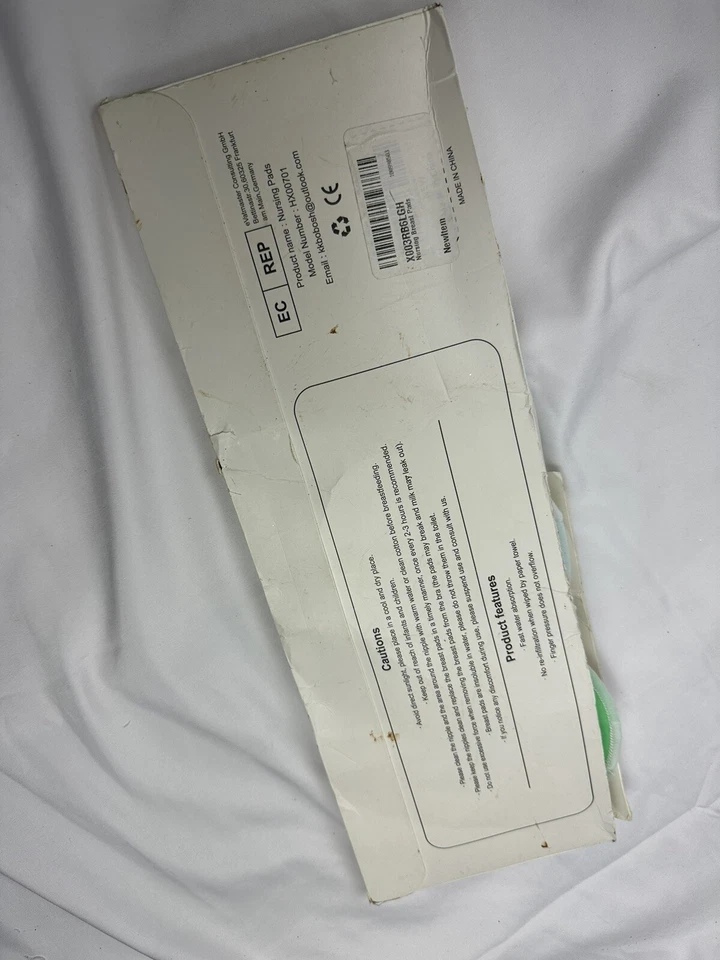 Paquete de 6 almohadillas de lactancia lavables 100 % orgánicas absorbentes reutilizables naturales a prueba de fugas Foto 2 de 4