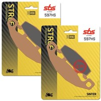 SBS 597HS Set BremsbelÄGe Vorne Kawasaki GPX R 250 1988-2006