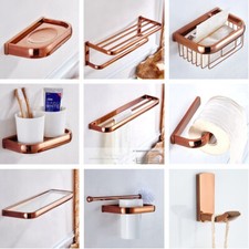 Luxury Bathroom Accessories Set Wall Mounted Rose Gold Bathroom Hardware Set