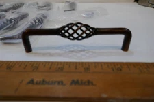 12 NEW  Twisted Metal  Style 5 inch long   5 " CC Bronze Fini Cabinet DoorHandle