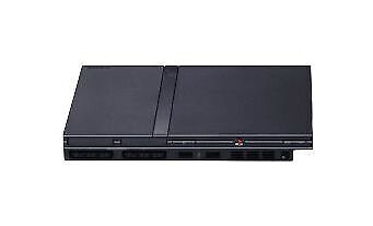 Sony PlayStation 2 Slim Line Version 1 Console - Charcoal Black (SCPH-70012)