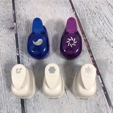Lot of 5 Crafting Punches Recollections EK Success 3/8 5/8 Scrapbooking
