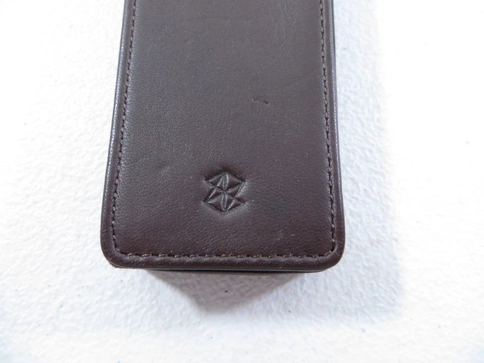 Funda de cuero marrón Microsoft Zune SOLO para modelo 1124 1125 Foto 2 de 4