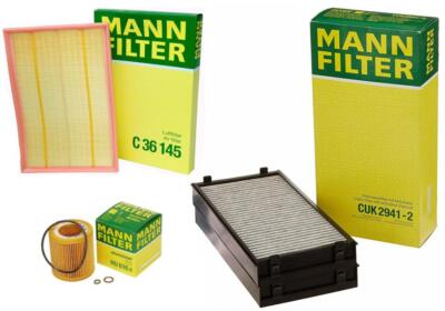 Mann Oil Air Carbon Cabin 2 Filter Service Kit for BMW E70 X5 3.0 N52B30A 07-10