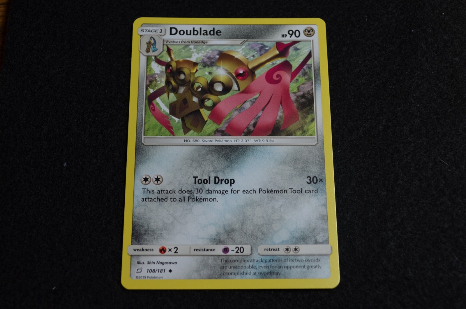 Pokemon DOUBLADE Sun & Moon Team Up 108/181 NM/Mint Never Played Cards