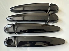 V2 GLOSS BLACK DOOR HANDLE COVERS BMW 1 2 3 4 SERIES F20 F30 F31 F32 F33 F34