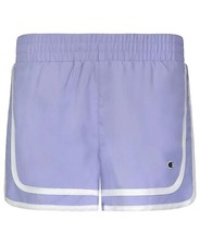 NWT CHAMPION Little Girls Solid Varsity Woven Shorts, Color: Lt. Purple, Size: 4