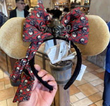 Authentic Disney pirates of the caribbean Gold Mickey Mouse Ears Headband 2024
