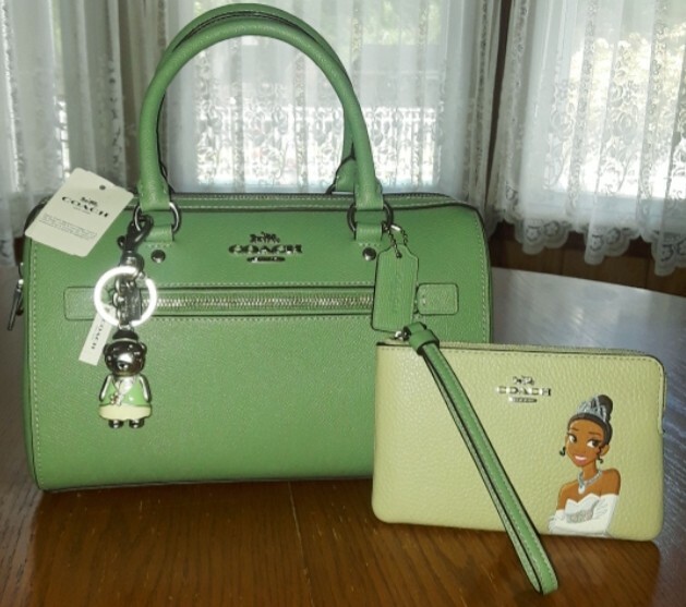 Coach Tiana Wristlet & Rowan Purse with Free PopSocket Keychain-image