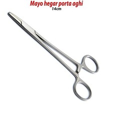 Porta aghi chirurgico Mayo Hegar Pinza sutura seghettata Strumenti odontoiatrici