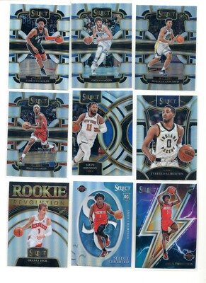 2023-24 Panini Select Silver Prizms - RC's, Vets & Inserts- Complete Your Set