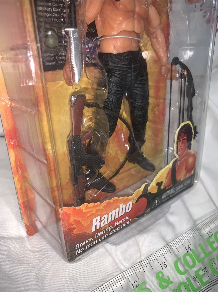 SDCC 2015 NECA RAMBO FORCE OF FREEDOM 7" FIGURE EXCLUSIVE SYLVESTER STALLONE - Image 4 of 4