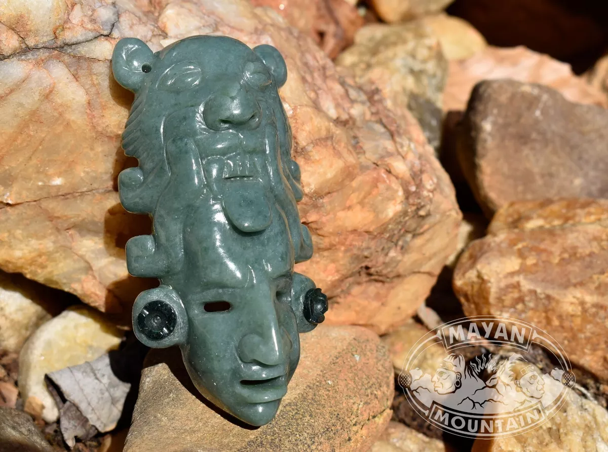 Mayan jade pendant deals