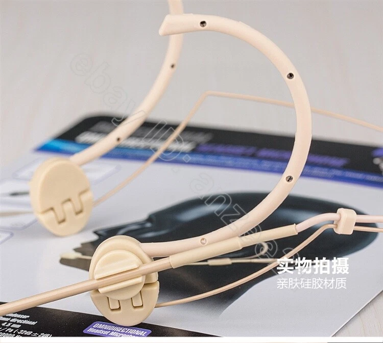 New Foldable 3.5mm Jack Head Headset Microphone for Wireless Mic System Recorder - Image 2 of 4