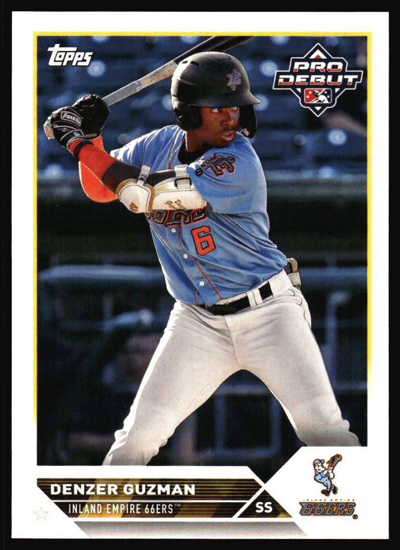 デ・グズマン 2023 Topps Pro Debut Denzer Guzman (12) Card Lot #PD-30