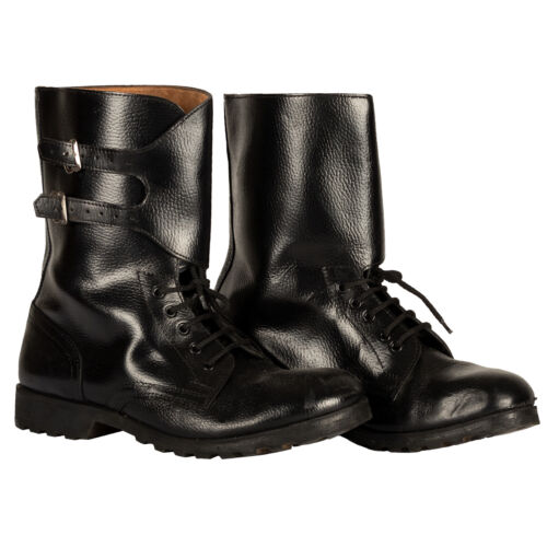 JNA YPA Yugoslav Army M77 Infantry Black Leather Boots EU 48 US 15 UK 14,5 DHL