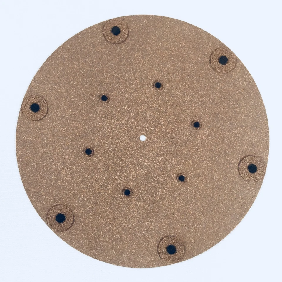 Vibes Audio Lab Turntable Cork Spot Turntable mat(for Thorens,Linn,Pro-Ject,Rega - Image 2 of 4